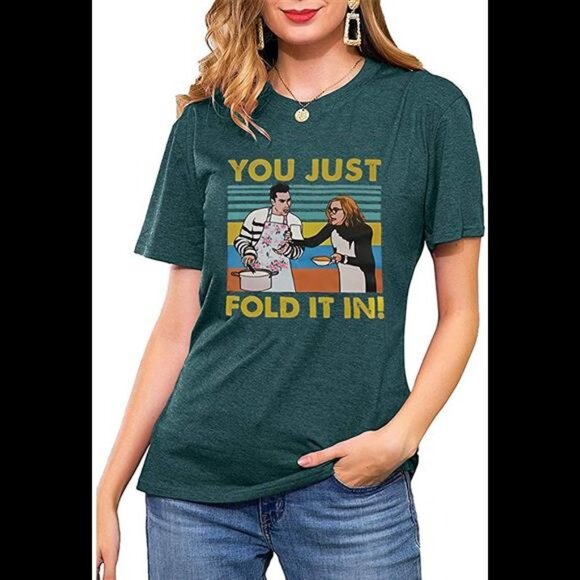 -Shirt Women Funny Letter Print Short Sleeve Shir Casual Summer Tshirt - Picture 1 of 7